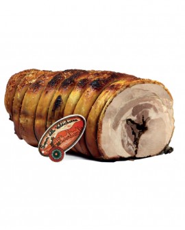 198,00 € Tronchetto in porchetta cotto in forno a legna - SV - 10 kg - Salumificio Sapori della Valdichiana
