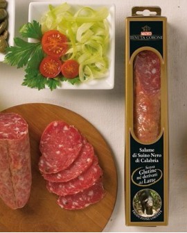 28,69 € Salame di Suino Nero di Calabria 700 gr Tenuta Corone - Salumificio Madeo