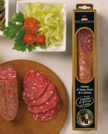 25,82 € Salame di Suino Nero di Calabria 700 gr Tenuta Corone - Salumificio Madeo