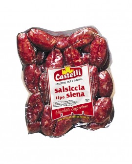 18,81 € Salsiccia stagionata tipo Siena puro suino - 1 kg - Castelli Salumi