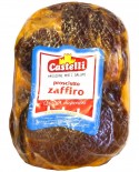 Prosciutto disossato Zaffiro SV - sgambato dolce a fesa alta - stagionatura 12-13 mesi - 6 kg - Castelli Salumi