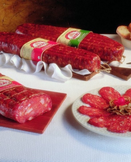 8,51 € Spianata Calabrese rossa dolce 400 g Salumificio Madeo